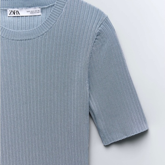 ZARA Back Vent Knit Dress - Picture 5 of 5